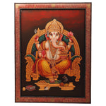 Ganesha Canvas Painting With Frame