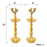 Brass Kerala Fancy Lamps pair ragaarts.myshopify.com