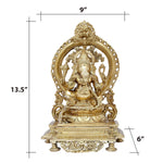 Ganesha With Prabhavali ragaarts.myshopify.com