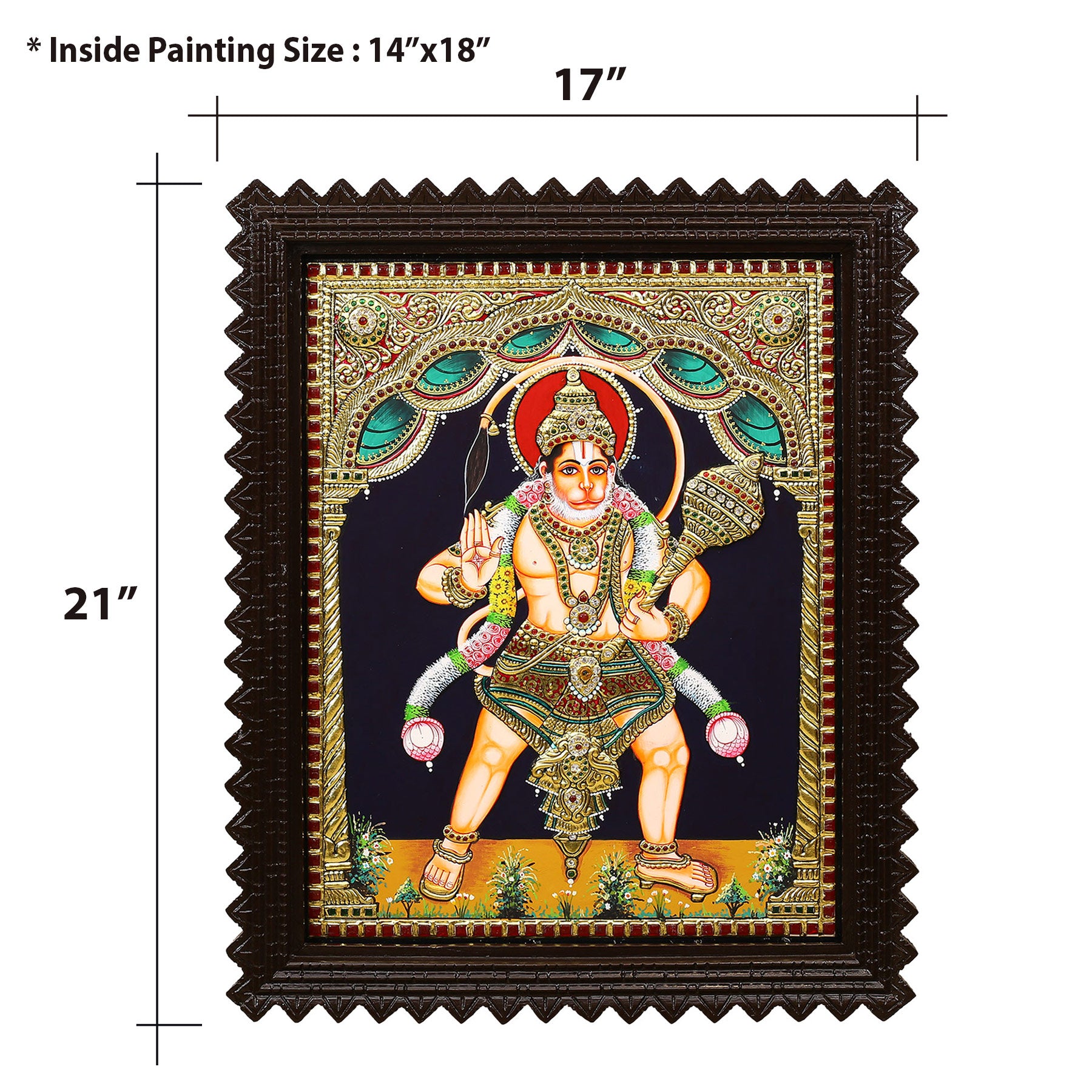 Tp Emb Hanuman ragaarts.myshopify.com