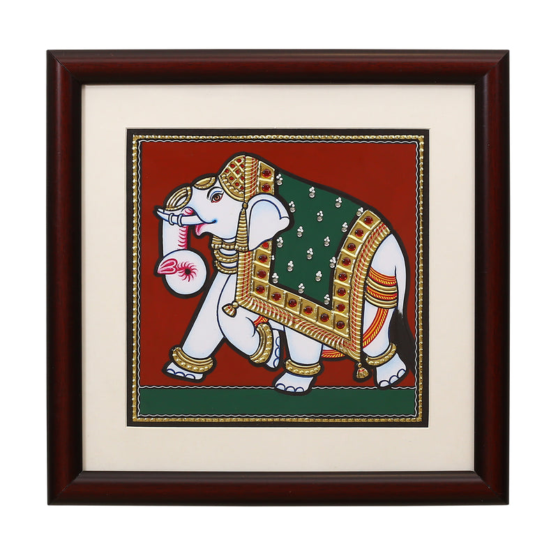 Tp 10x10 S/M Elephant painting ragaarts.myshopify.com