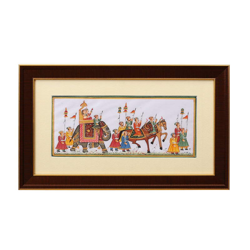 Sp 7x14 Rajasthani Savari paintings ragaarts.myshopify.com