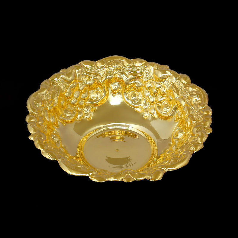 Brass Gold Plated 2 Bowls With Velvet Box ragaarts.myshopify.com