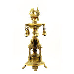 Parrot Oil Diya With Bell