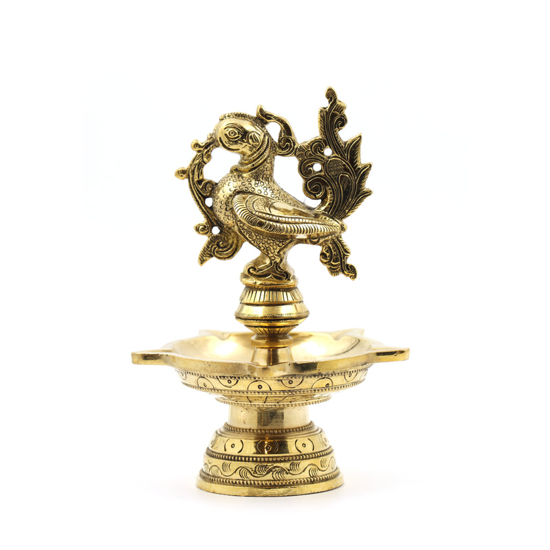 Peacock Oil 4 Diya