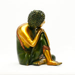 Handcrafted Buddha Resting - Brass Statue | Decorative Showpiece