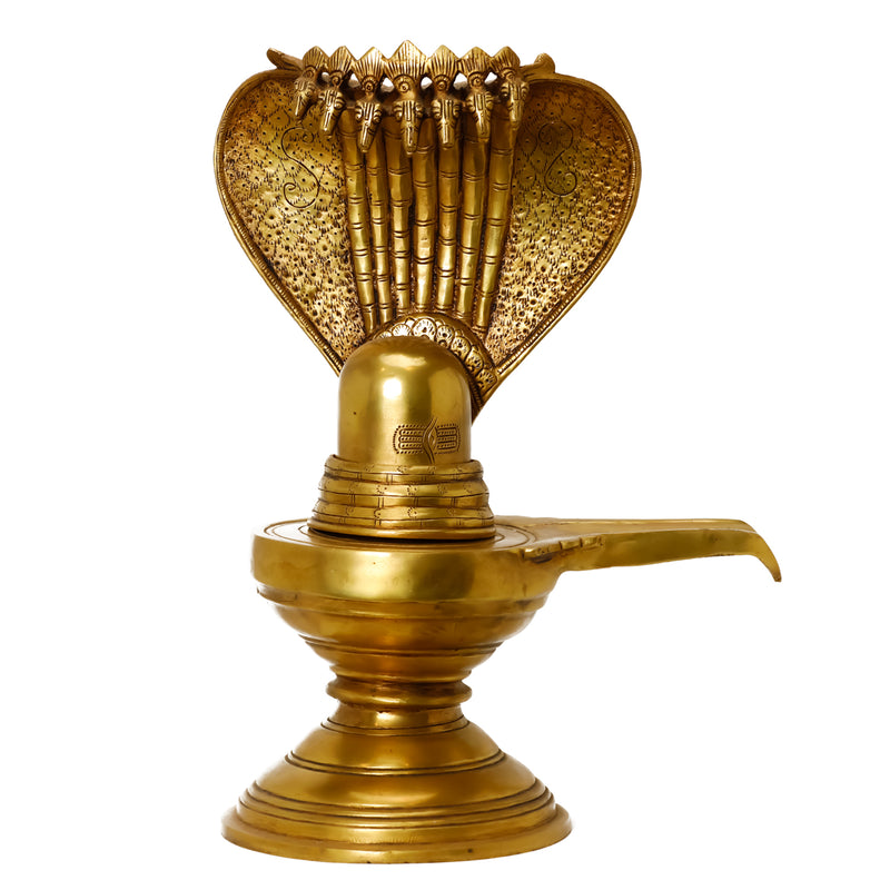 Brass Shiva Lingam Sculpture