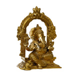 Sitting Ganesh Bronze Sculpture