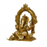 Sitting Ganesh Bronze Sculpture