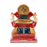 Sitting Ganesha With Stone Work 