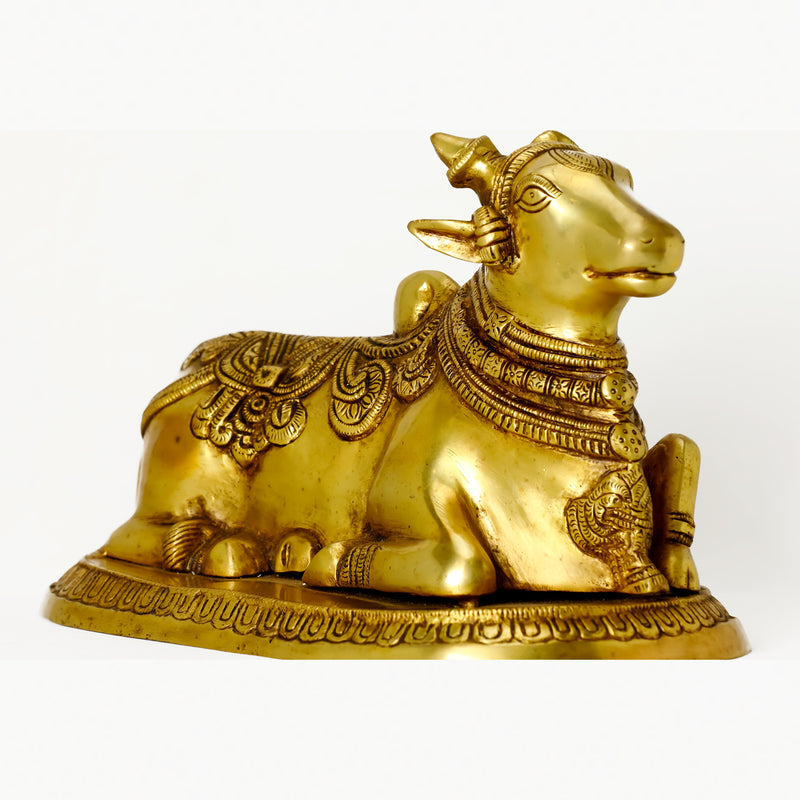 Brass Sitting Nandi - Raga Arts