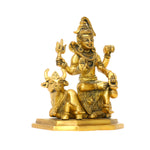 Shiva Nandi Brass - Idol | Hand Carved Brass Shiva Nandi Idol | Buy Online - Shiva Nandi Brass Idol