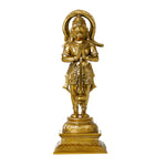 Lord Hanuman Bronze Statue | Antique Bronze Standing Hanuman Statue