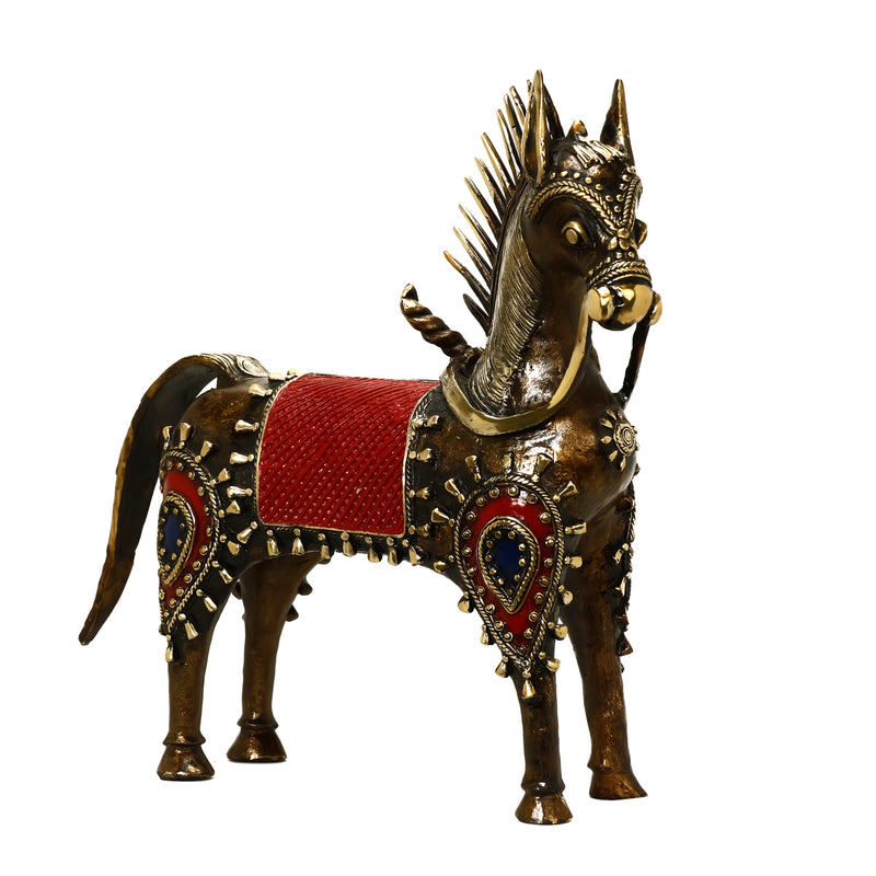 Dhokra Standing Horse