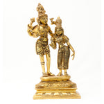 Ragaarts - Lord Shiva Parvati Brass Statue