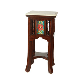 Side Table(Planter ) With Marble Plate