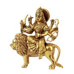 Sitting Goddess Durga On Lion