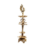Brass Standing Peacock Diya