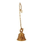 Temple Bell With Ganesh Laxmi & Saraswati