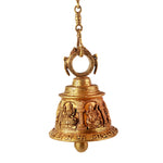 Temple Bell With Ganesh Laxmi & Saraswati