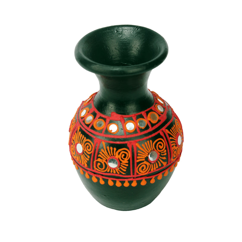 Terracotta Small Pots Painted