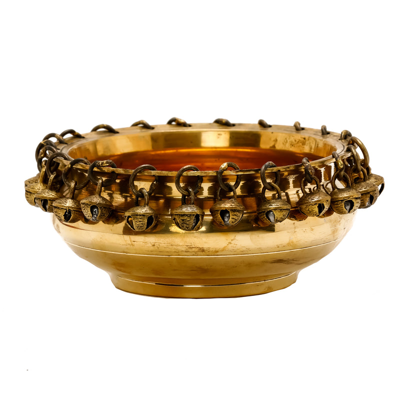 Brass Urli With Bell