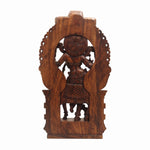 Waghai Wood Standing Krishna