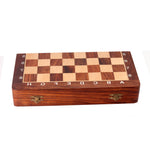 Wooden Chess Board With Coin