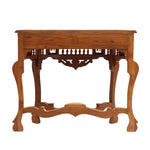 Wooden Console Table With Dhokra Art