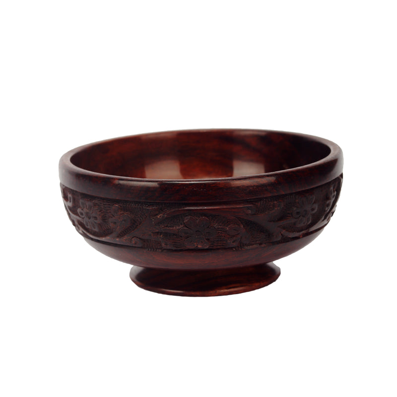 Wooden Craving Bowl