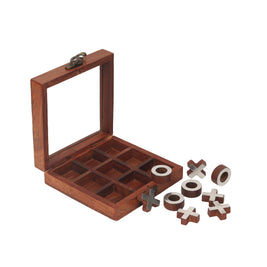 Wooden Tic Tac Toe Game
