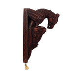 Waghai Wood Wall Hanging ParrotWith Bell