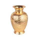 White Metal Flower Vase