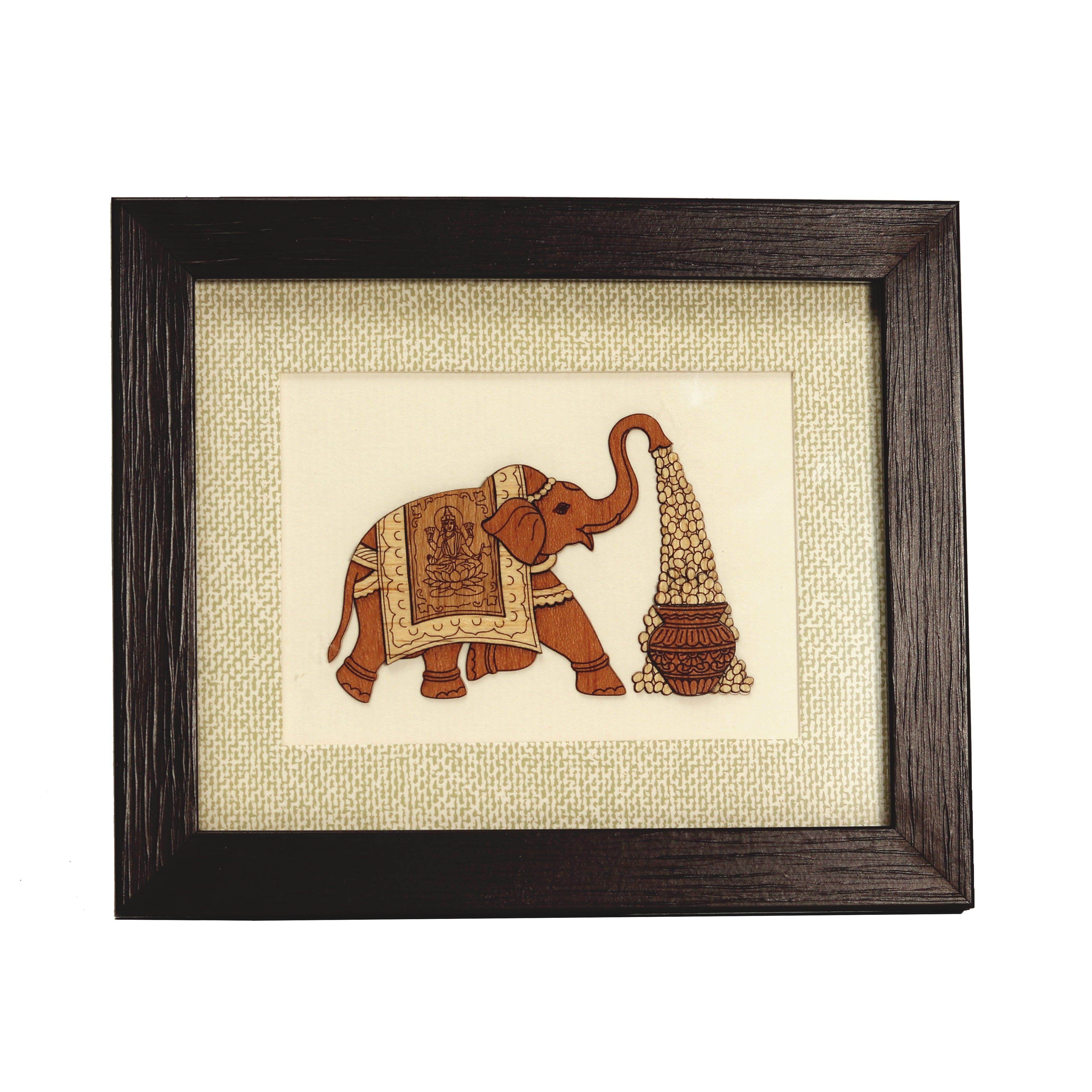 Buy Wooden Photo Frame Elephant at Best Price – Ragaarts