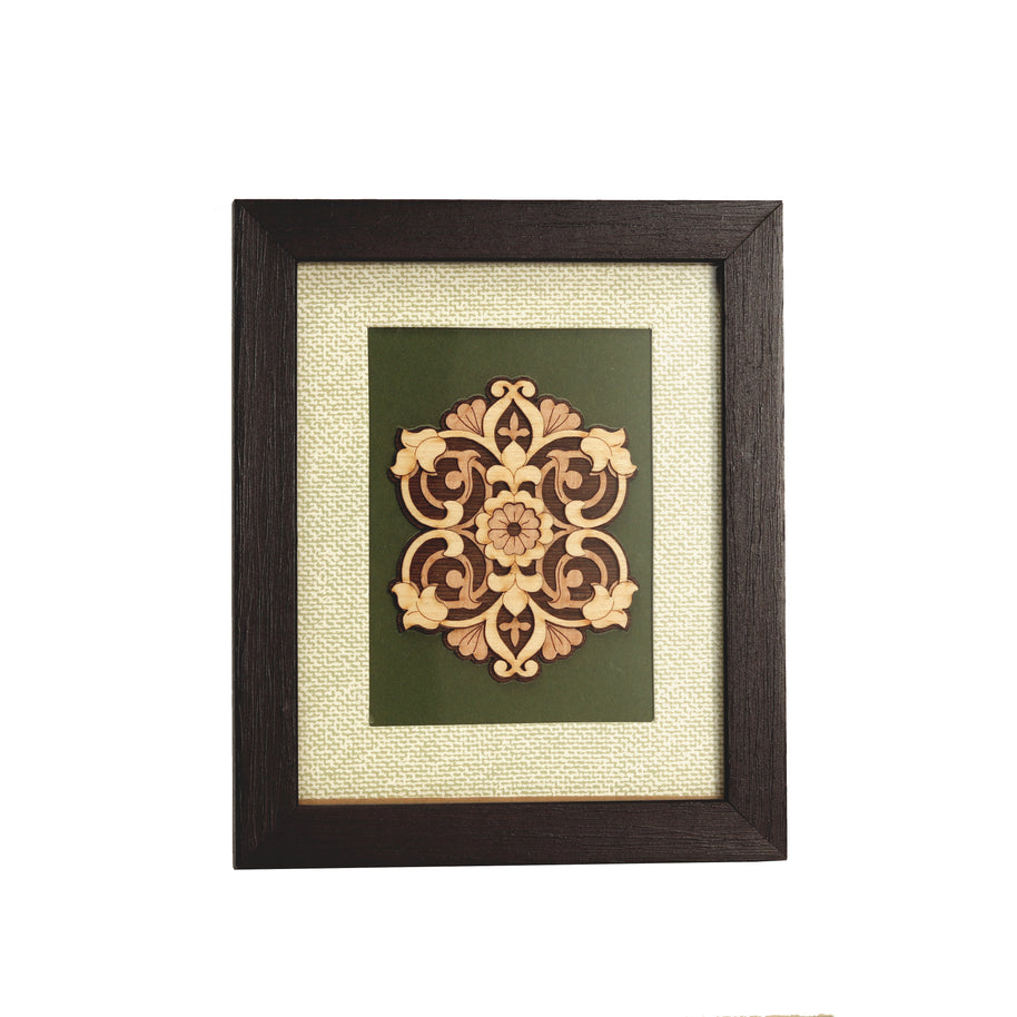 Wooden Carving  Frame Motif