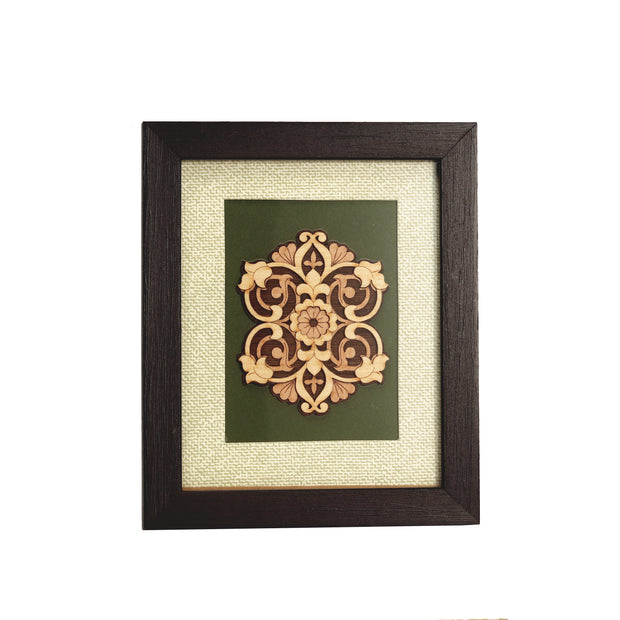 Wooden Carving  Frame Motif
