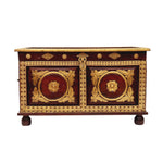 Sheesham Wooden Box With Brass Work