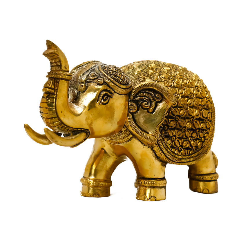 Brass Elephant Statue