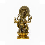 Drishti Ganesha - Brass Statue - Raga Arts